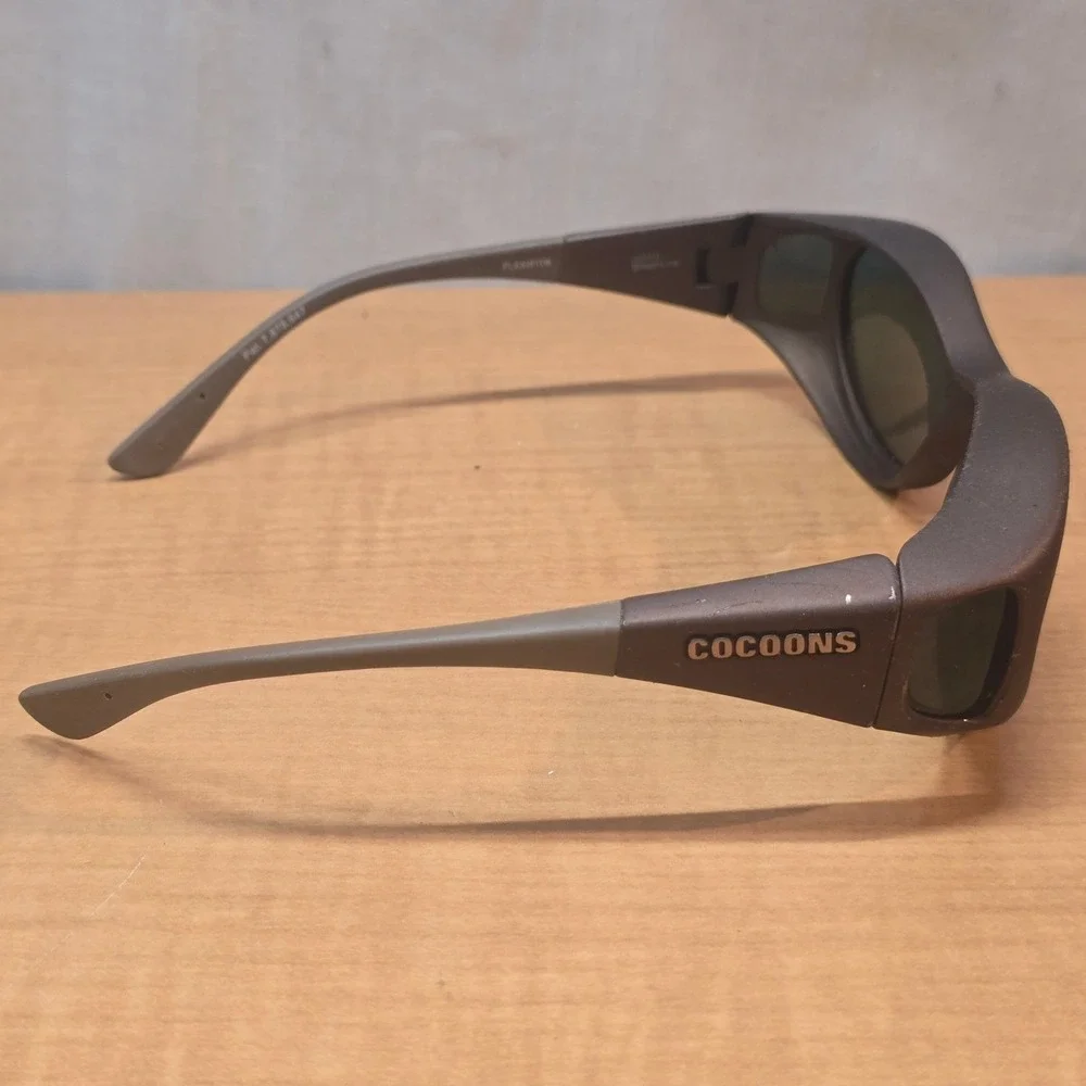 Vintage Glasses Brown Cocoons polarized fitover Flex2Fit Streamline Sunglasses‎